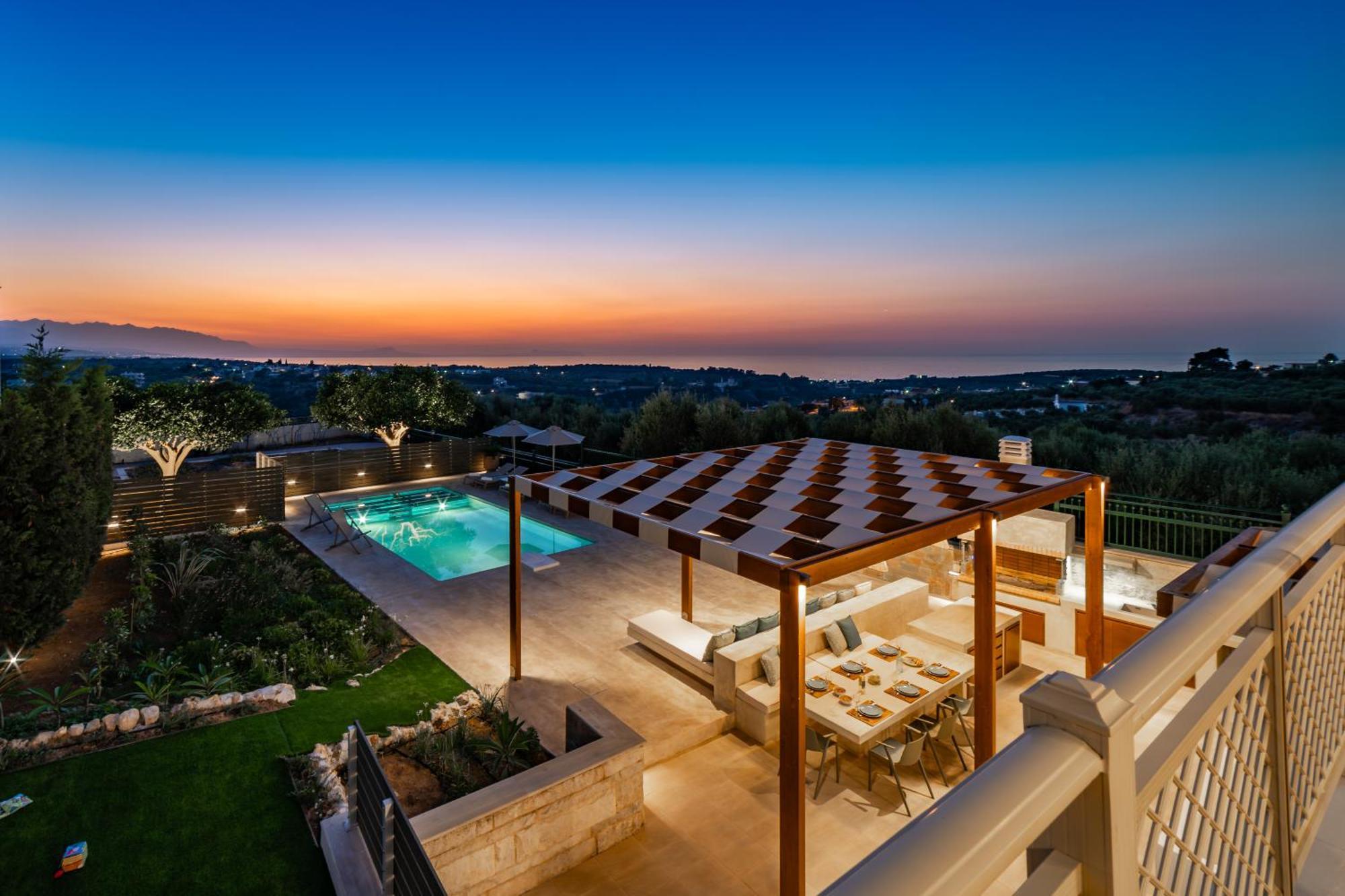 Estella Villa With Pool, Children Area, Bbq & Magnificent Views! Astérion Buitenkant foto